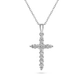 Essentail Diamond Cross Pendant - Dracakis Jewellers